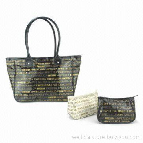 PVC Handbags, Customized Logos and Designs Available